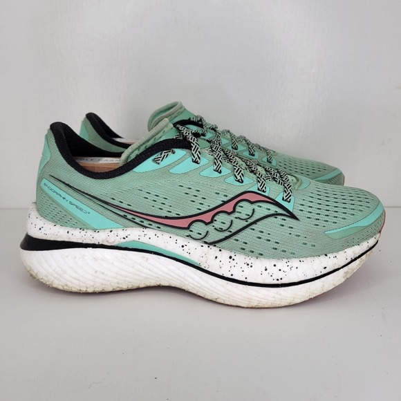 Saucony Shoes - Saucony Endorphin Speed 3 Running Shoes Women's Sz 7.5 Sneakers SPRIG/Black Gym